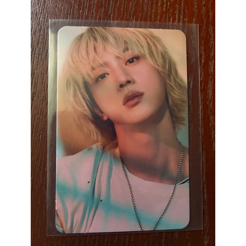 BTS Jin official Happy album photocard